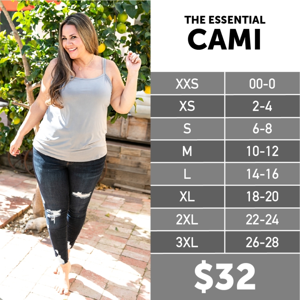 LuLaRoe Cami Set Cream and Purple Camisole Top - Picture 8 of 8